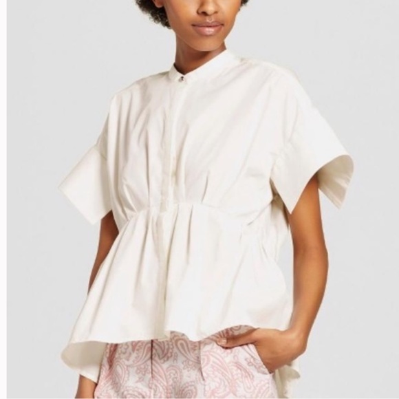 Victoria Beckham poplin button down shirt XS - Picture 2 of 9